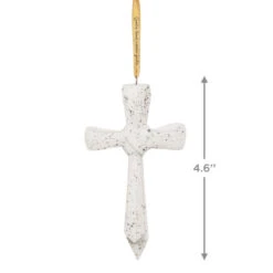 Hallmark Never Failing Love Porcelain Ornament 8 Hallmark Never Failing Love Porcelain Ornament -Hallmark White Porcelain Cross Keepsake Ornament 1799QHX3047 03