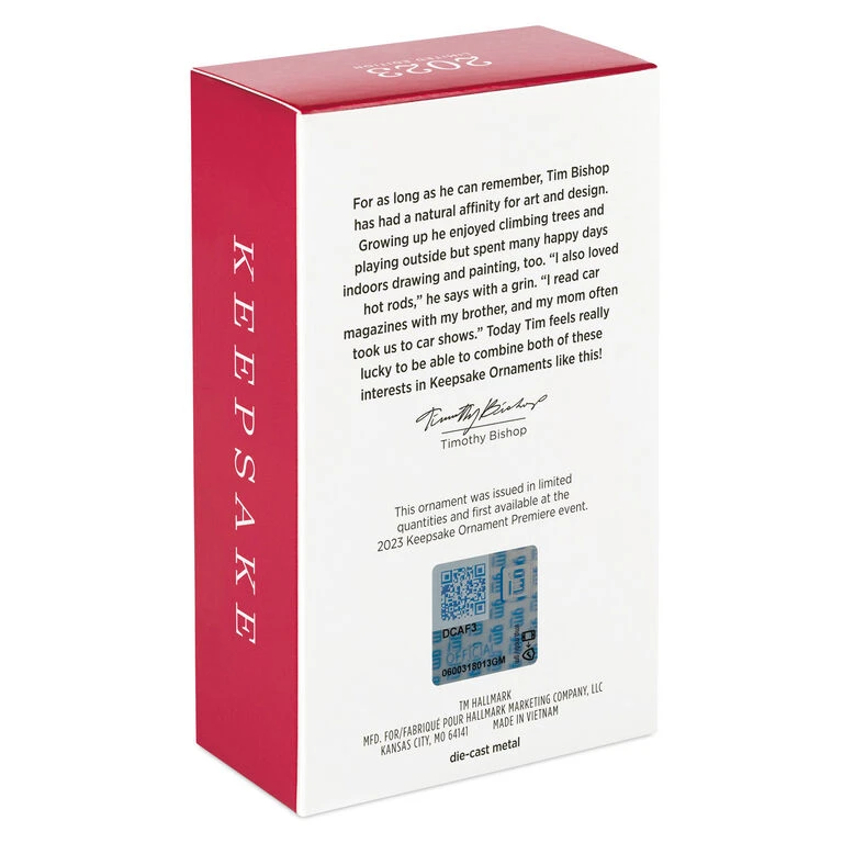 Hallmark 1953 Chevrolet® Corvette® 70th Anniversary 2023 Metal Ornament 5 Hallmark 1953 Chevrolet® Corvette® 70th Anniversary 2023 Metal Ornament - Image 5