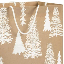 Hallmark Christmas Kraft 8-Pack Holiday Gift Bags, Assorted Sizes And Designs 9 Hallmark Christmas Kraft 8-Pack Holiday Gift Bags, Assorted Sizes And Designs -Hallmark White on Kraft Paper Assortment Christmas Gift Bags 5XGB1417 04