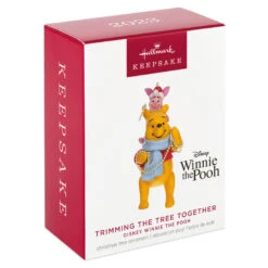 Hallmark Disney Winnie The Pooh Trimming The Tree Together Ornament -Hallmark Winnie the Pooh and Piglet Keepsake Ornament 1899QXD6549 04