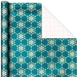 Hallmark Winter Glow 3-Pack Christmas Wrapping Paper Assortment, 80 Sq. Ft. -Hallmark Winter Glow Christmas Wrapping Paper Assortment 5JXW1060 04