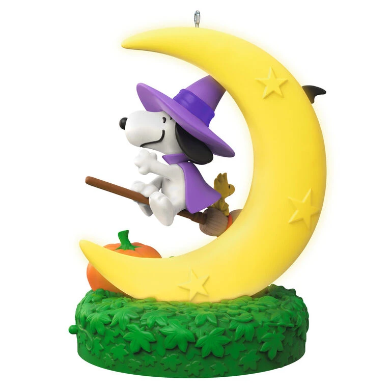 Hallmark The Peanuts® Gang Snoopy's Moonlit Mischief Musical Ornament With Light 6 Hallmark The Peanuts® Gang Snoopy's Moonlit Mischief Musical Ornament With Light - Image 6