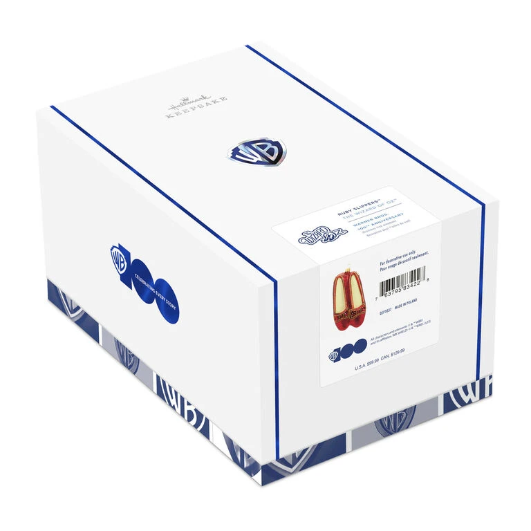 Hallmark The Wizard Of Oz™ Ruby Slippers™ Glass Ornament 4 Hallmark The Wizard Of Oz™ Ruby Slippers™ Glass Ornament - Image 4