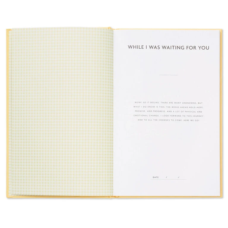 Hallmark While I Was Waiting Prompted Pregnancy Journal 3 Hallmark While I Was Waiting Prompted Pregnancy Journal - Image 3