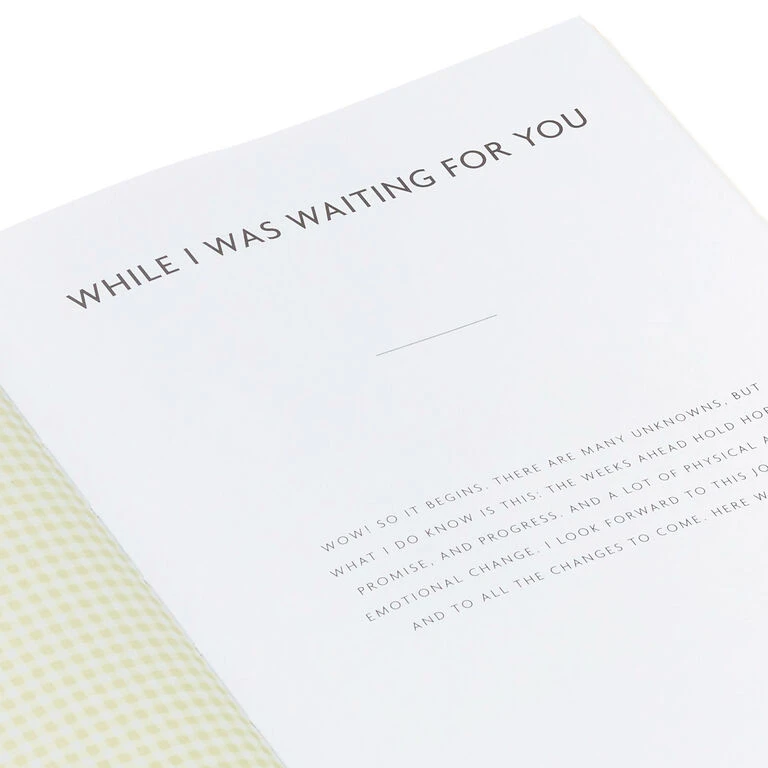 Hallmark While I Was Waiting Prompted Pregnancy Journal 9 Hallmark While I Was Waiting Prompted Pregnancy Journal - Image 9