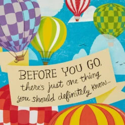 Hallmark 16" Hot Air Balloons Pop-Up Jumbo Goodbye Card 13 Hallmark 16" Hot Air Balloons Pop-Up Jumbo Goodbye Card -Hallmark Youll Be Missed Balloon Goodbye Card 1499CBG1018 05